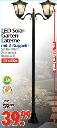 Wreesmann LED-Solar- Garten- Laterne Angebot