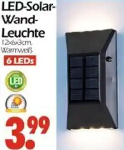Wreesmann LED-Solar- Wand Leuchte Angebot