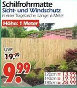 Wreesmann Schilfrohrmatte Angebot
