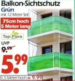 Wreesmann Balkon-Sichtschutz Grün Angebot