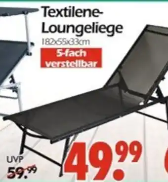 Wreesmann Textilene Loungeliege Angebot