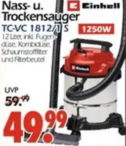 Wreesmann Einhell Nass-u. Trockensauger TC-VC 1812/S Angebot
