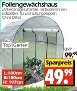 Wreesmann Foliengewächshaus Angebot