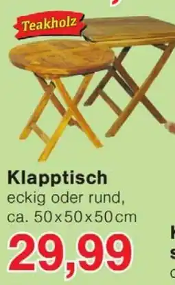 Wiglo Wunderland Klapptisch Angebot