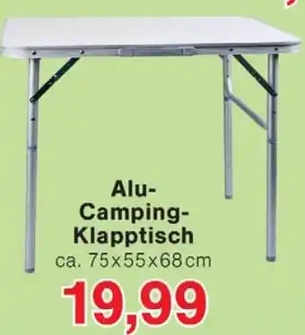 Wiglo Wunderland Alu- Camping- Klapptisch Angebot