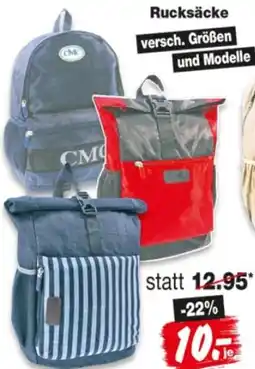 Repo Markt Rucksäcke Angebot