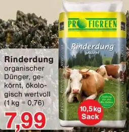 Wiglo Wunderland Rinderdung Angebot