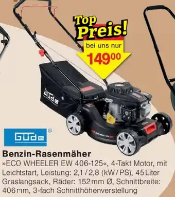 Wiglo Wunderland Güde Benzin-Rasenmäher Angebot