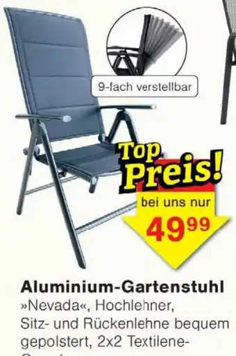 Wiglo Wunderland Aluminium-Gartenstuhl Angebot