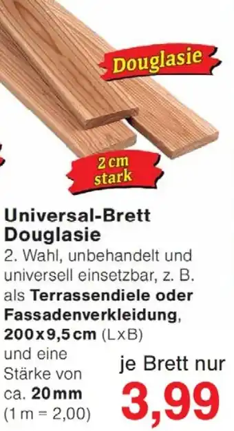 Wiglo Wunderland Universal-Brett Douglasie Angebot