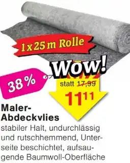 Wiglo Wunderland Maler Abdeckvlies Angebot