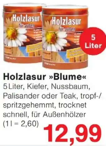Wiglo Wunderland Holzlasur Blume Angebot