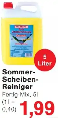 Wiglo Wunderland Dr. Starke Sommer Scheiben Reiniger Angebot