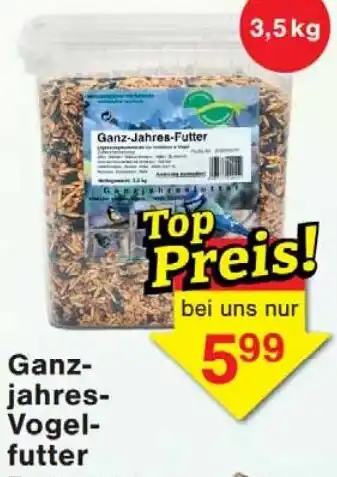 Wiglo Wunderland Ganzjahres Vogelfutter Angebot