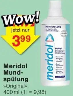 Wiglo Wunderland Meridol Mundspülung Angebot