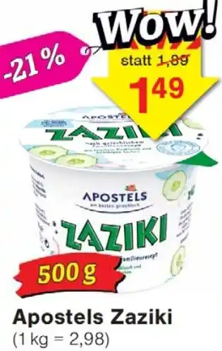 Wiglo Wunderland Apostels Zaziki Angebot