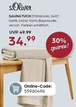 Möbel Buss s.Oliver Saunatuch Angebot
