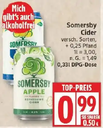Edeka Somersby Cider Angebot