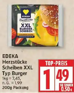 Edeka EDEKA Herzstücke Scheiben XXL Typ Burger Angebot