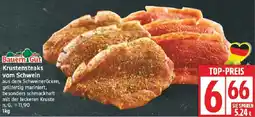 Edeka Bauern Gut Krustensteaks vom Schwein Angebot