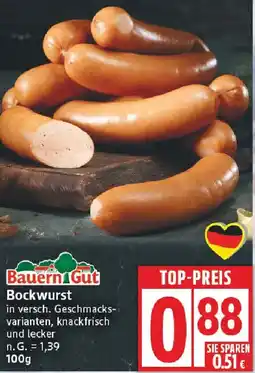 Edeka Bauern Gut Bockwurst Angebot