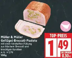 Edeka Müller & Müller Geflügel-Broccoli-Pastete Angebot