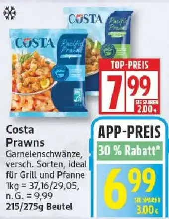 Edeka Costa Prawns Angebot