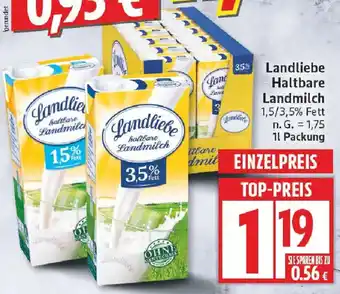 Edeka Landliebe Haltbare Landmilch Angebot