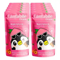 Netto Marken-Discount Cantabile Peach Iced Tea Ade 230 ml Beutel, 10er Pack Angebot