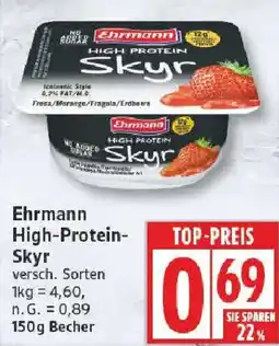 Edeka Ehrmann High-Protein Skyr Angebot