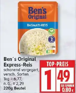Edeka Ben's Original Express-Reis Angebot