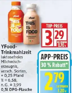 Edeka YFood Trinkmahlzeit Angebot