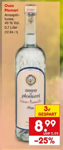 Netto Marken-Discount Ouzo of Plomari Angebot