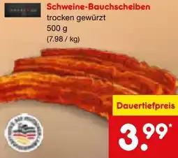 Netto Marken-Discount Barbeque Schweine-Bauchscheiben mariniert Angebot