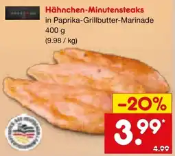 Netto Marken-Discount Barbeque Hähnchen Minutensteaks Angebot