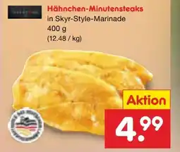 Netto Marken-Discount Barbeque Hähnchen-Minutensteaks Angebot
