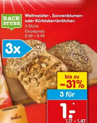Netto Marken-Discount Netto Backstube Weltmeisterbrötchen Angebot