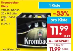 Netto Marken-Discount Krombacher Bier Angebot