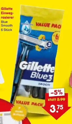 Netto Marken-Discount Gillette Einwegrasierer Angebot