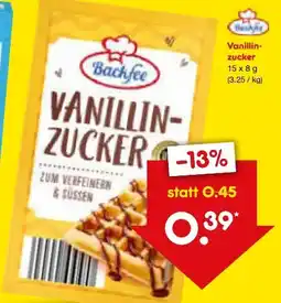 Netto Marken-Discount Backfee Vanillinzucker Angebot