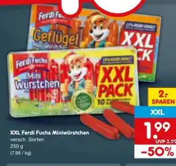 Netto Marken-Discount Ferdi Fuchs Mini-Würstchen XXL Pack Angebot