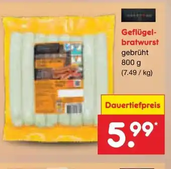 Netto Marken-Discount Barbeque Geflügel Bratwurst Angebot