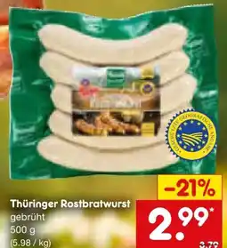 Netto Marken-Discount Weimarer Thüringer Rostbratwurst Angebot