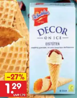 Netto Marken-Discount DeBeukelaer Decor on Ice Eistüten Angebot