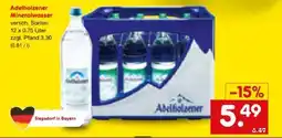 Netto Marken-Discount Adelholzener Bio-Mineralwasser Angebot