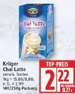 Edeka Krüger Chai Latte Angebot
