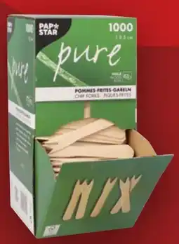 Handelshof Papstar Pure Pommes-Frites-Gabeln Angebot