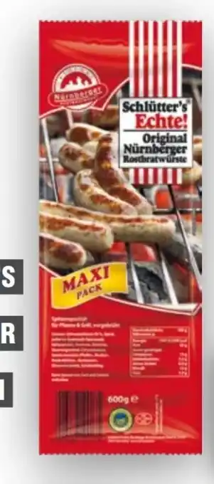 Handelshof Schlütters Original Nürnberger Rostbratwürstchen Angebot