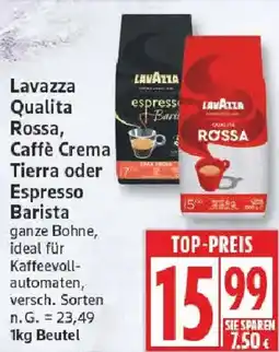 Edeka Lavazza Qualita Rossa, Caffè Crema Tierra oder Espresso Barista Angebot