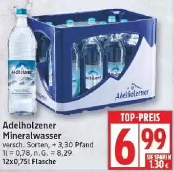 Edeka Adelholzener Mineralwasser Angebot